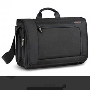 Briggs & Riley Verb Dispatch Messenger Bag Luggage Travel Commute Business Black